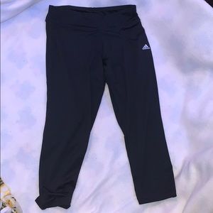 black adidas capris